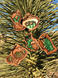 Party Cactus Keychains