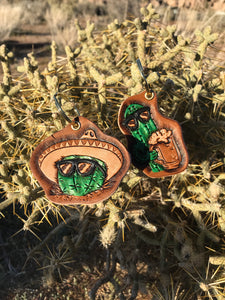 Party Cactus Keychains