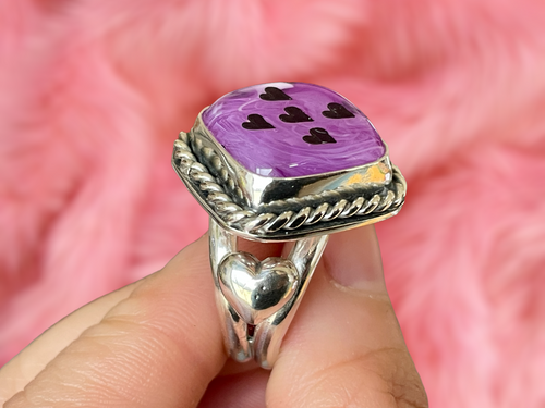 Purple Dice Ring Customs available