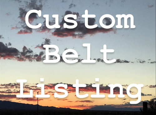 Customized Full Graphic Belt
