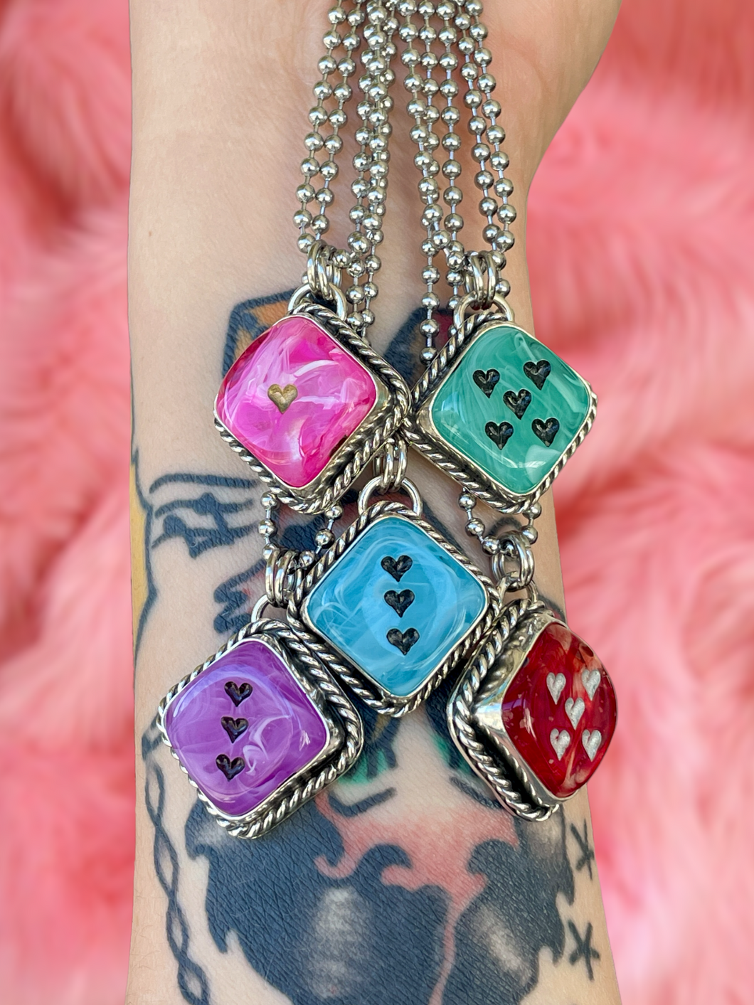 Let’s Roll Dice Necklace
