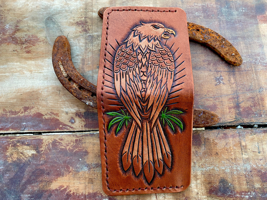 Traditional Eagle Leather Billfold