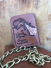 Load image into Gallery viewer, Leather Slim Card Chain Wallet