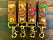 Load image into Gallery viewer, David Mann Leather Keychain