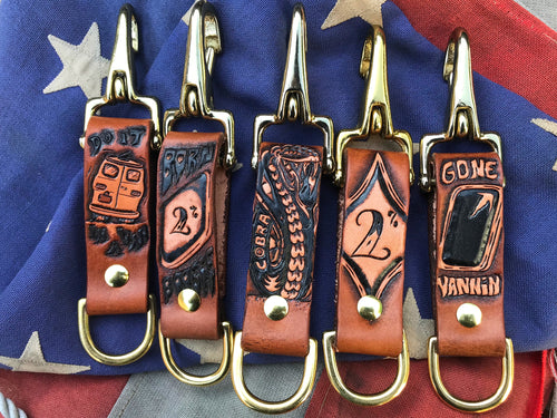 Vannin Leather Keychains